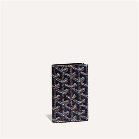 goyard saint pierre wallet blue|goyard saint pierre card wallet.